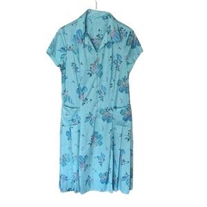 Vintage Midi Handmade Polyester Dress